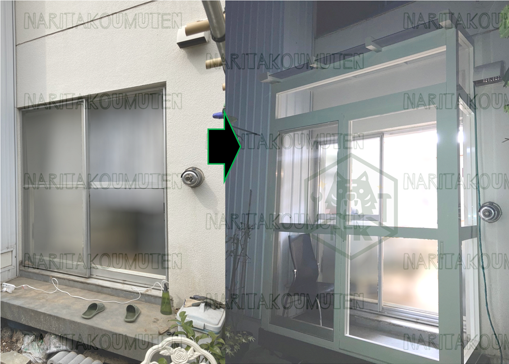 玄関フード・風除室（サンルーム）新設